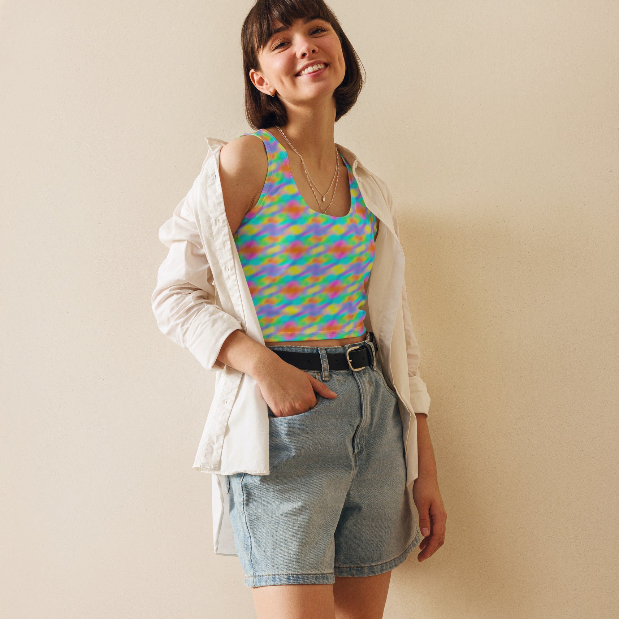 Easy PsyColors Crop Top