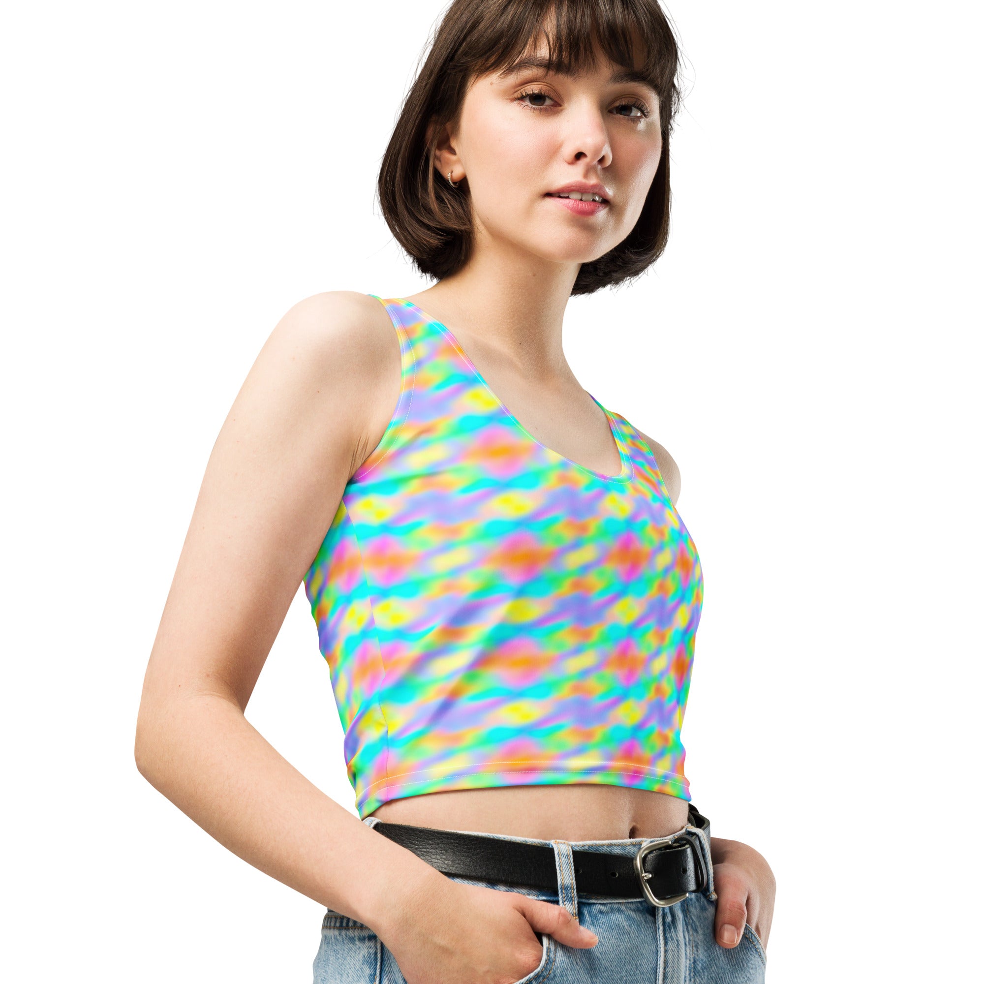 Easy PsyColors Crop Top
