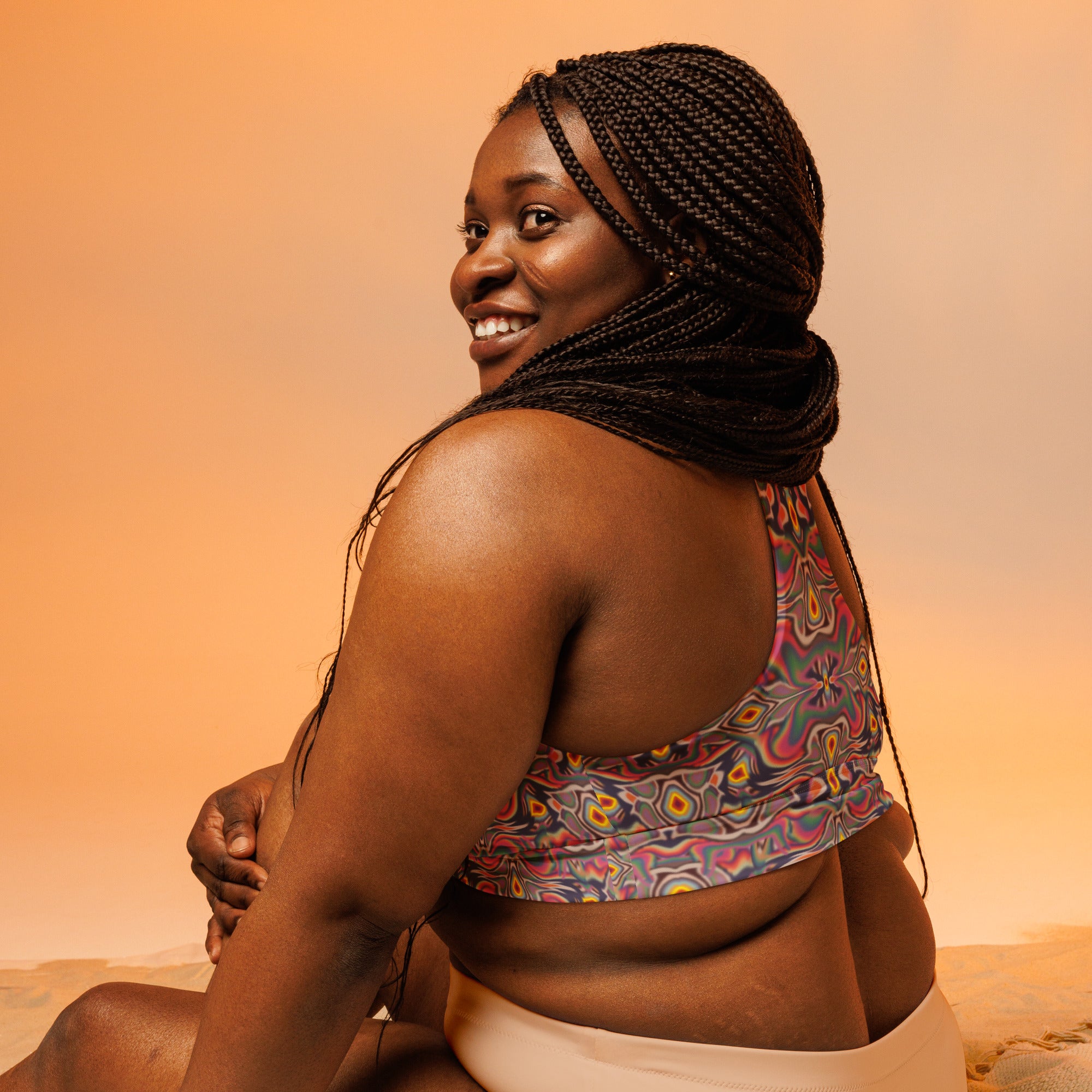 Shamanic Longline sports bra