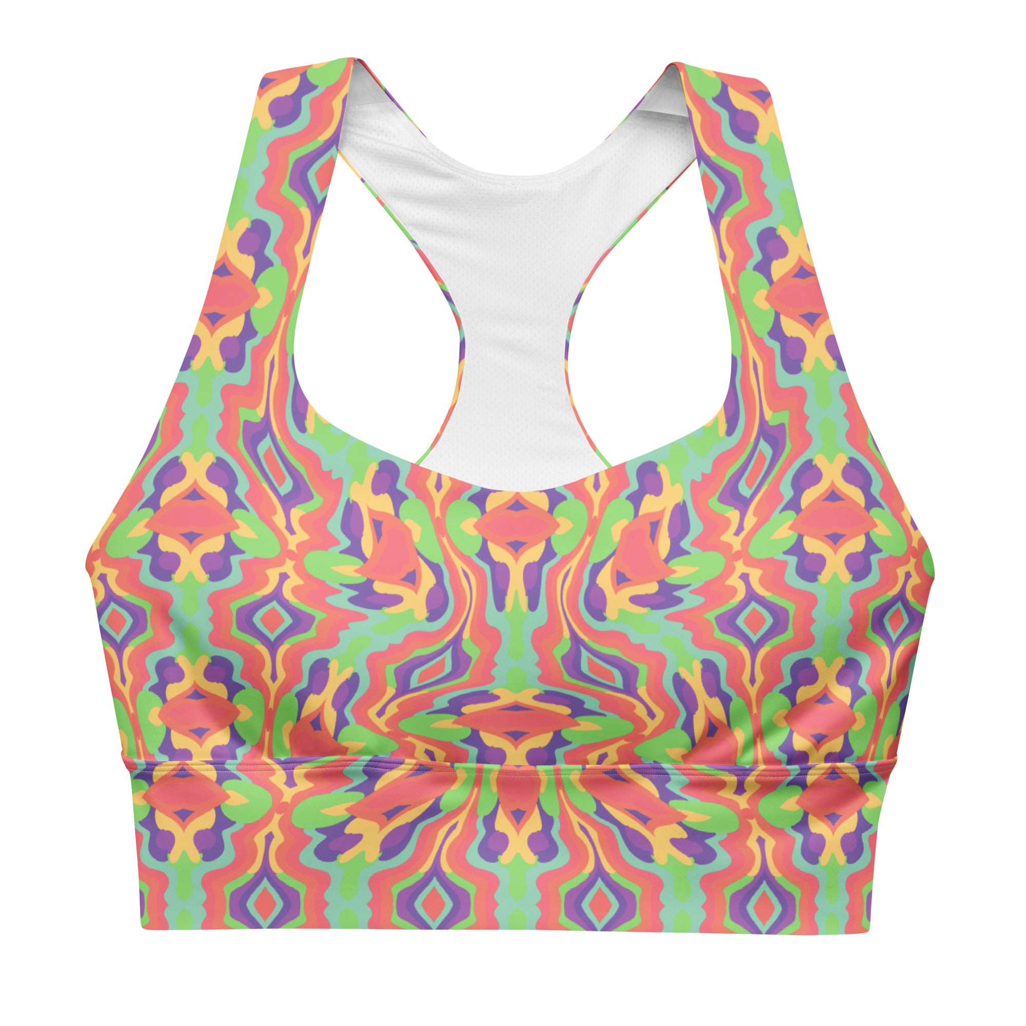 Tribal Easy Colorz Longline sports bra
