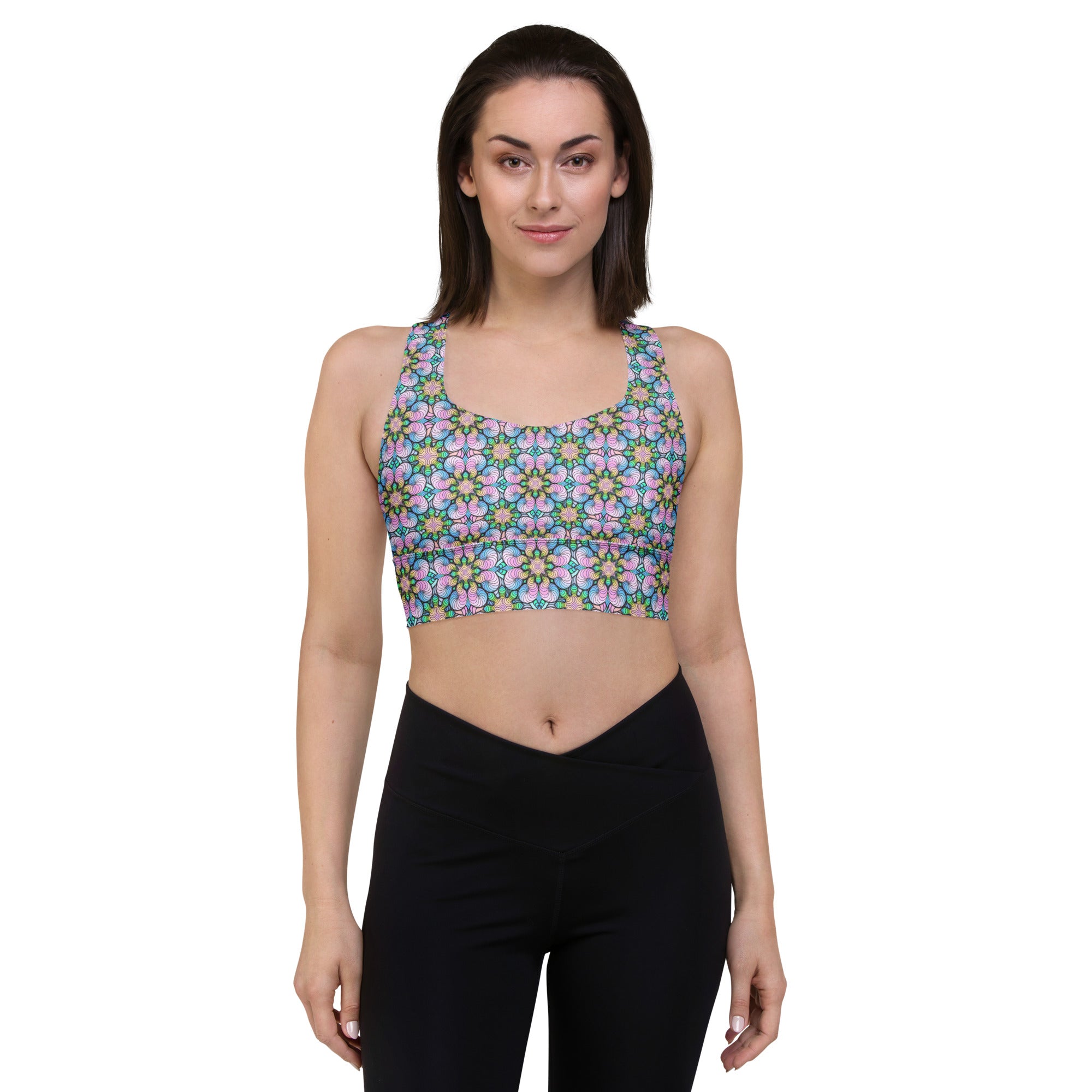 Gummy Worms Longline sports bra
