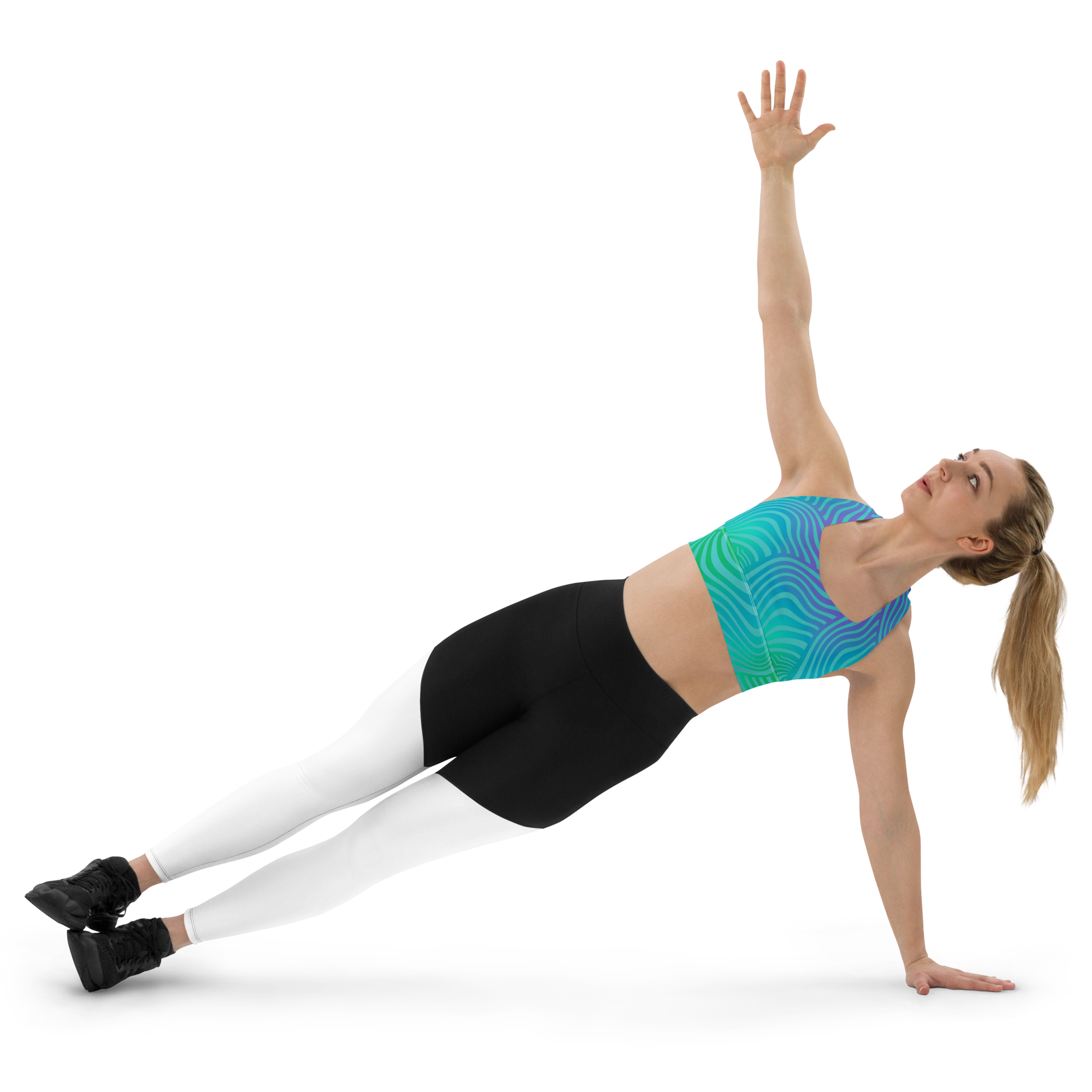 Blue Sea Trip Longline Women’s Sports Bra