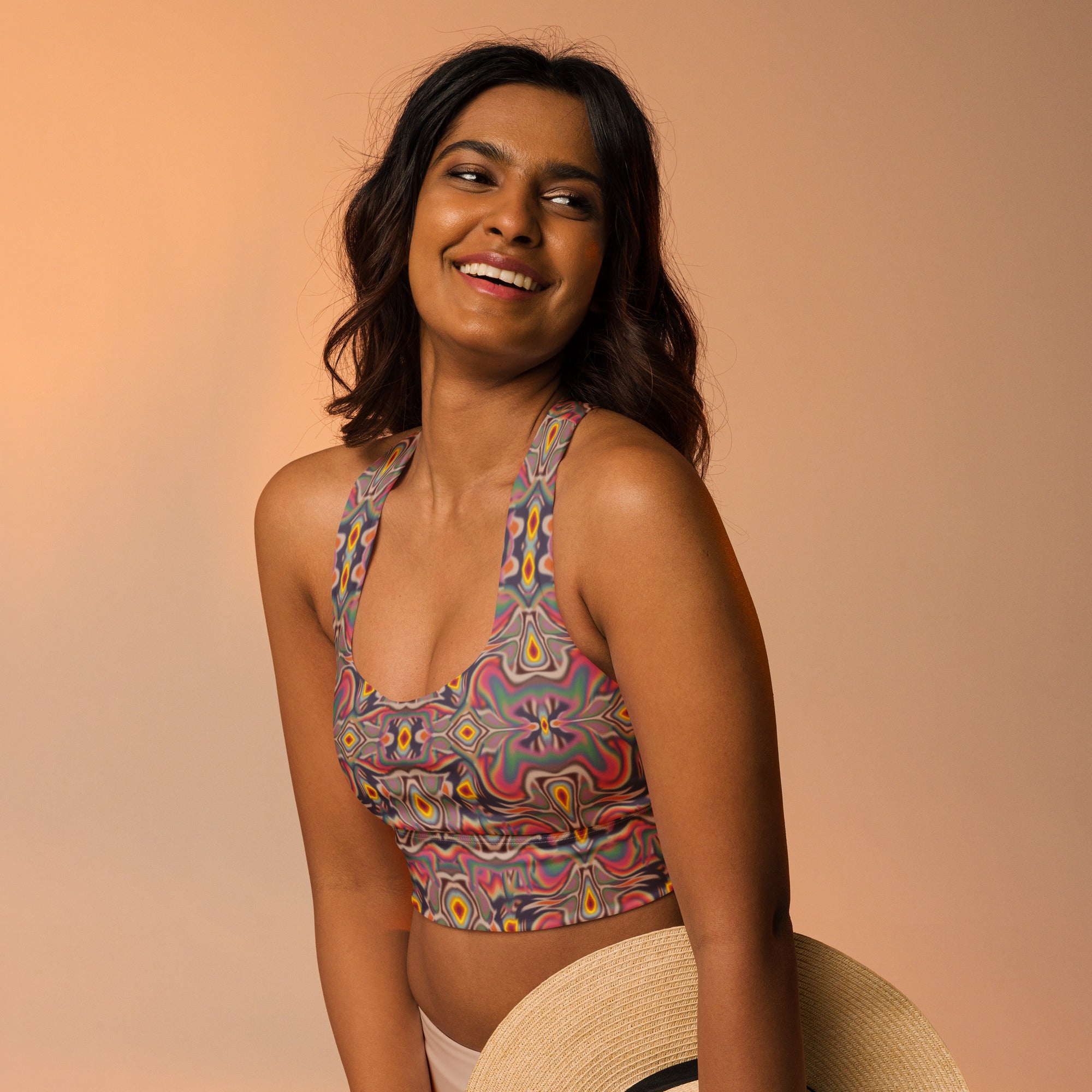 Shamanic Longline sports bra