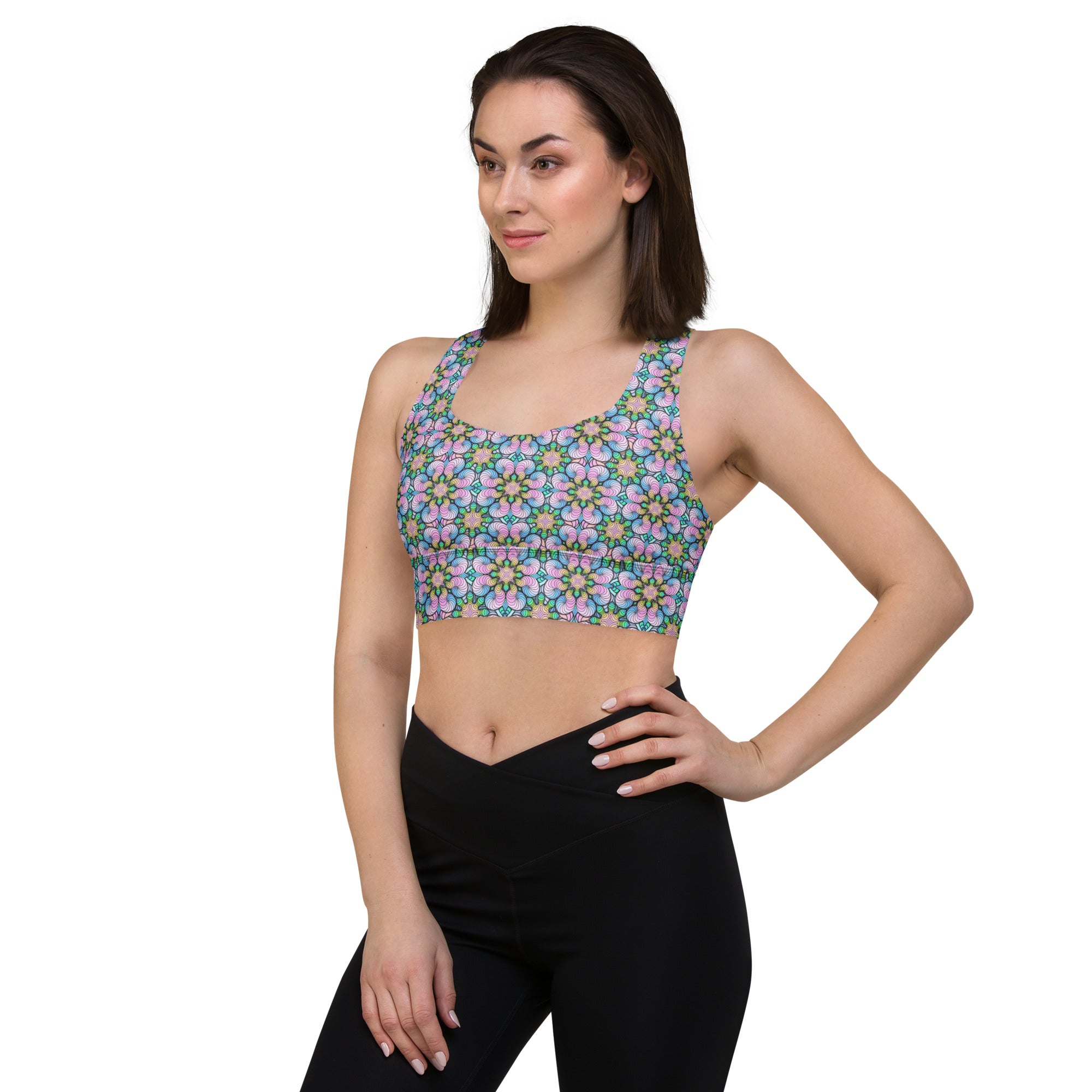 Gummy Worms Longline sports bra