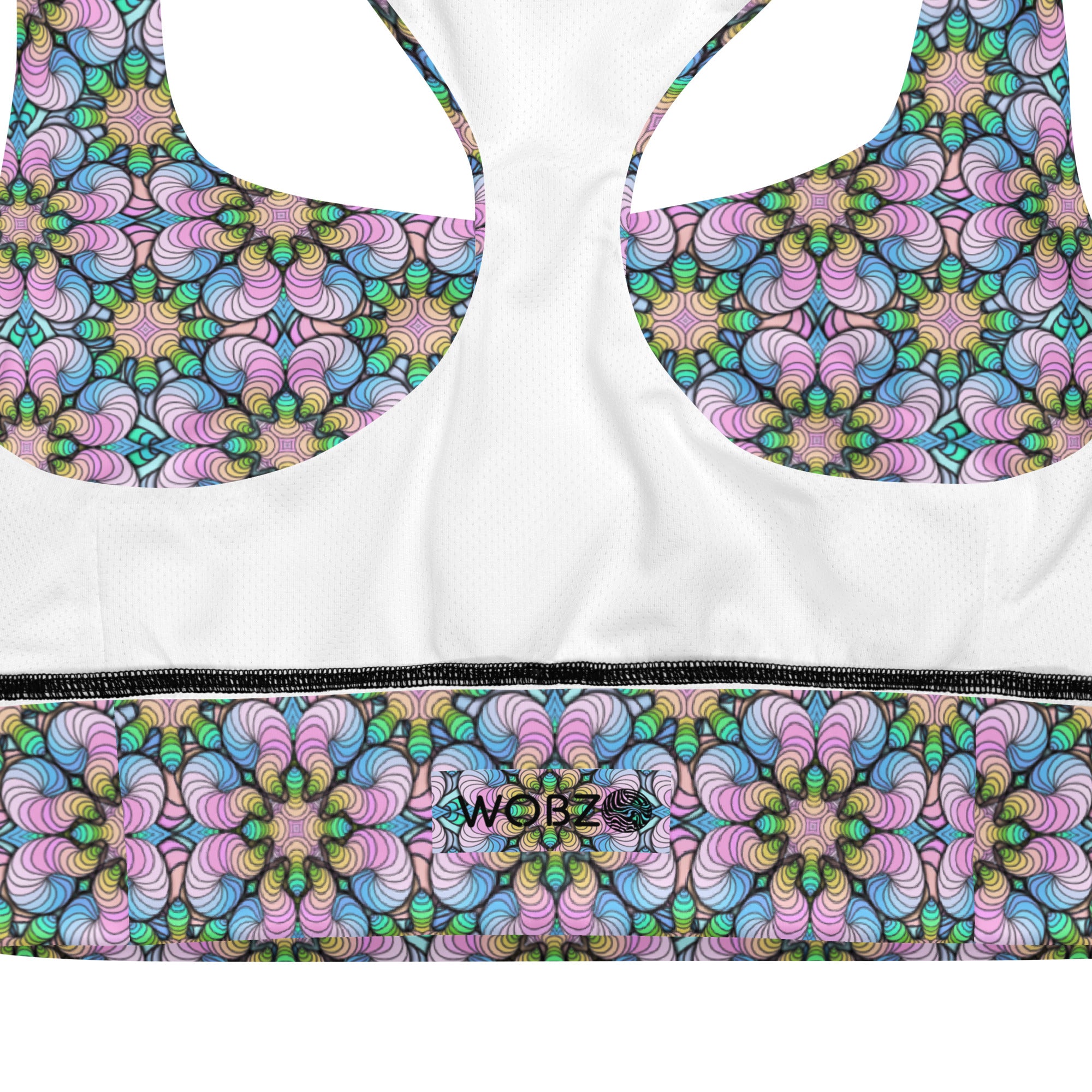 Gummy Worms Longline sports bra