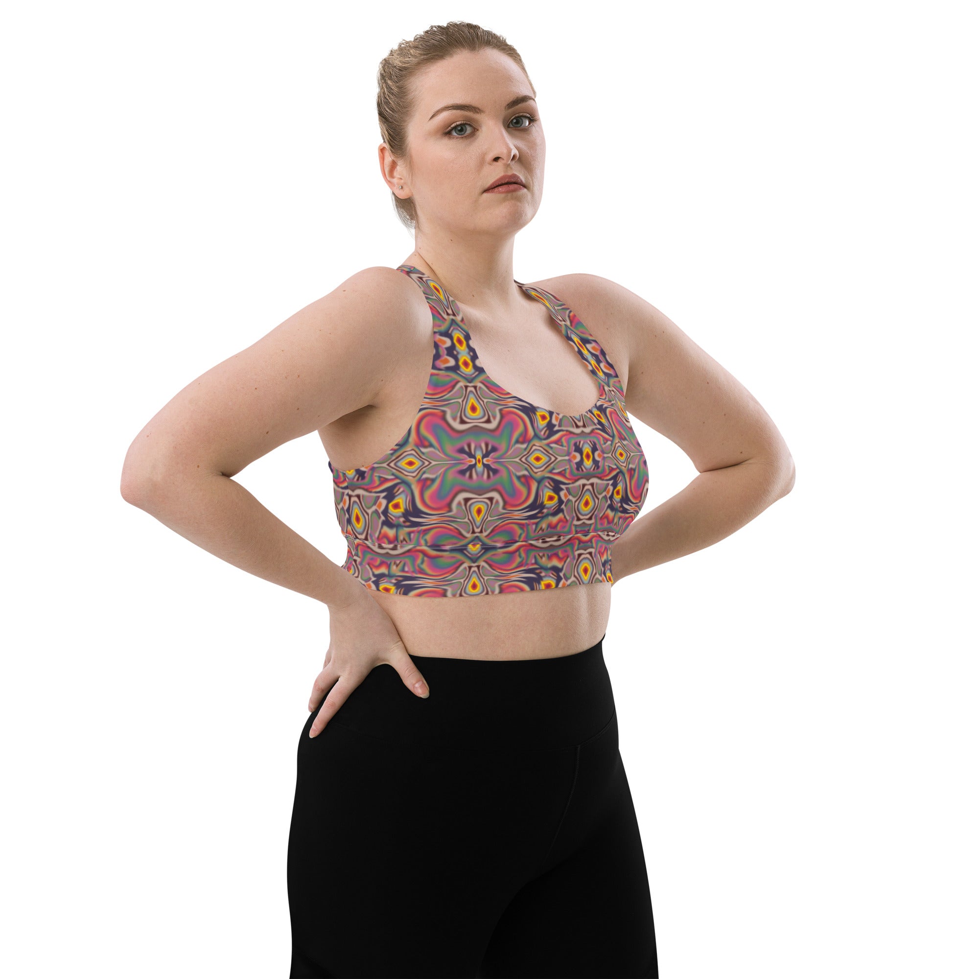 Shamanic Longline sports bra