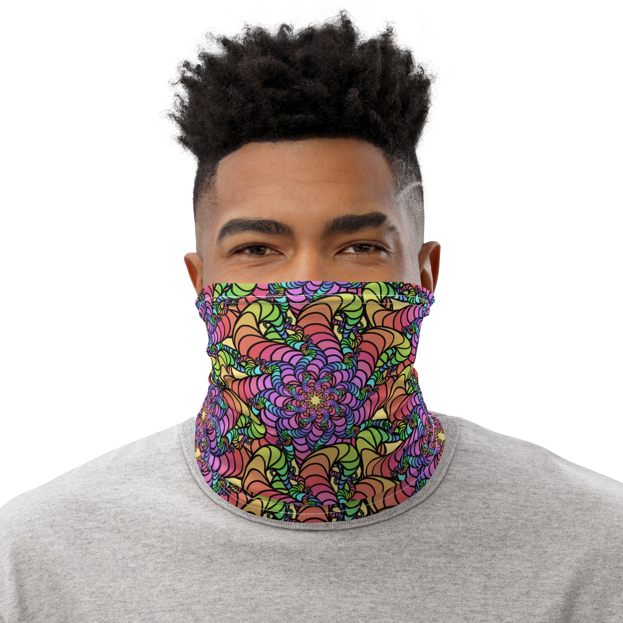 Worms World Neck Gaiter