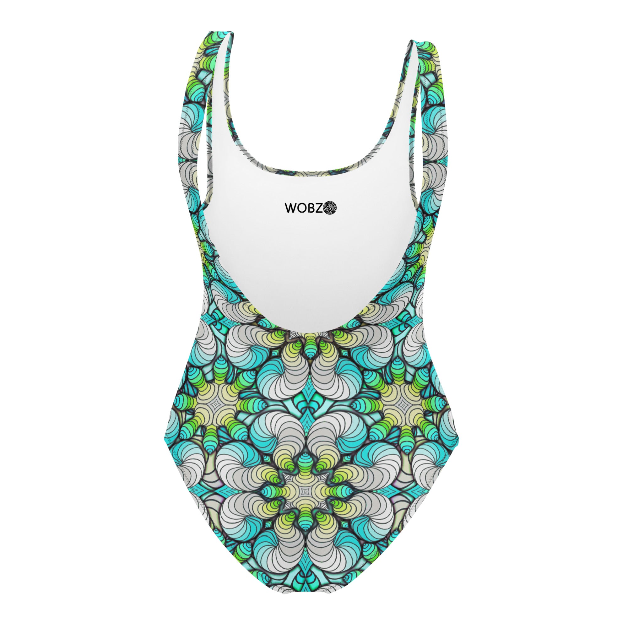 Gummy worms in light blue One-Piece Swimsuit