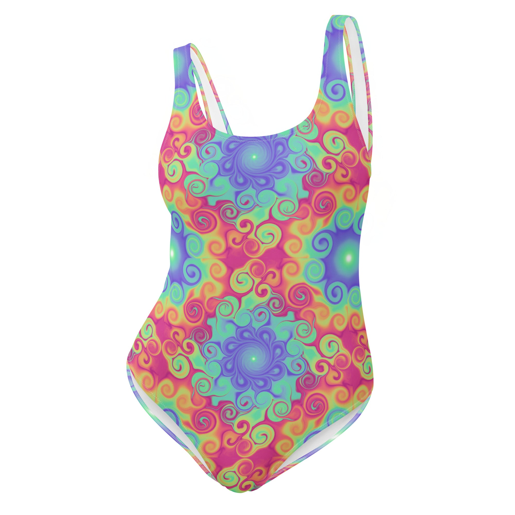 Colorful Vortex Women’s One-Piece Swimsuit