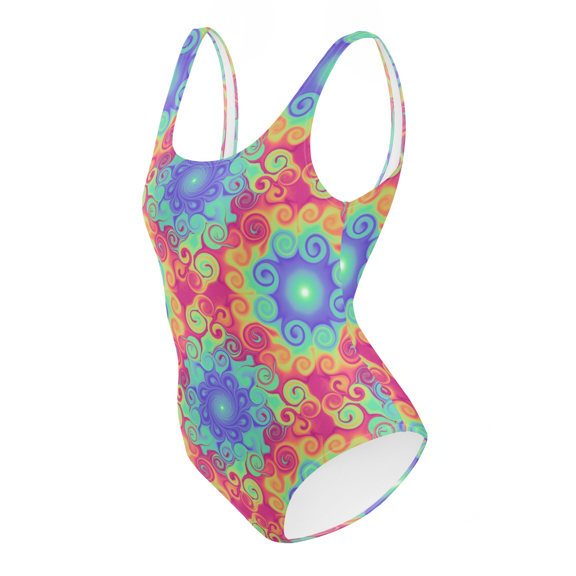 Colorful Vortex Women’s One-Piece Swimsuit