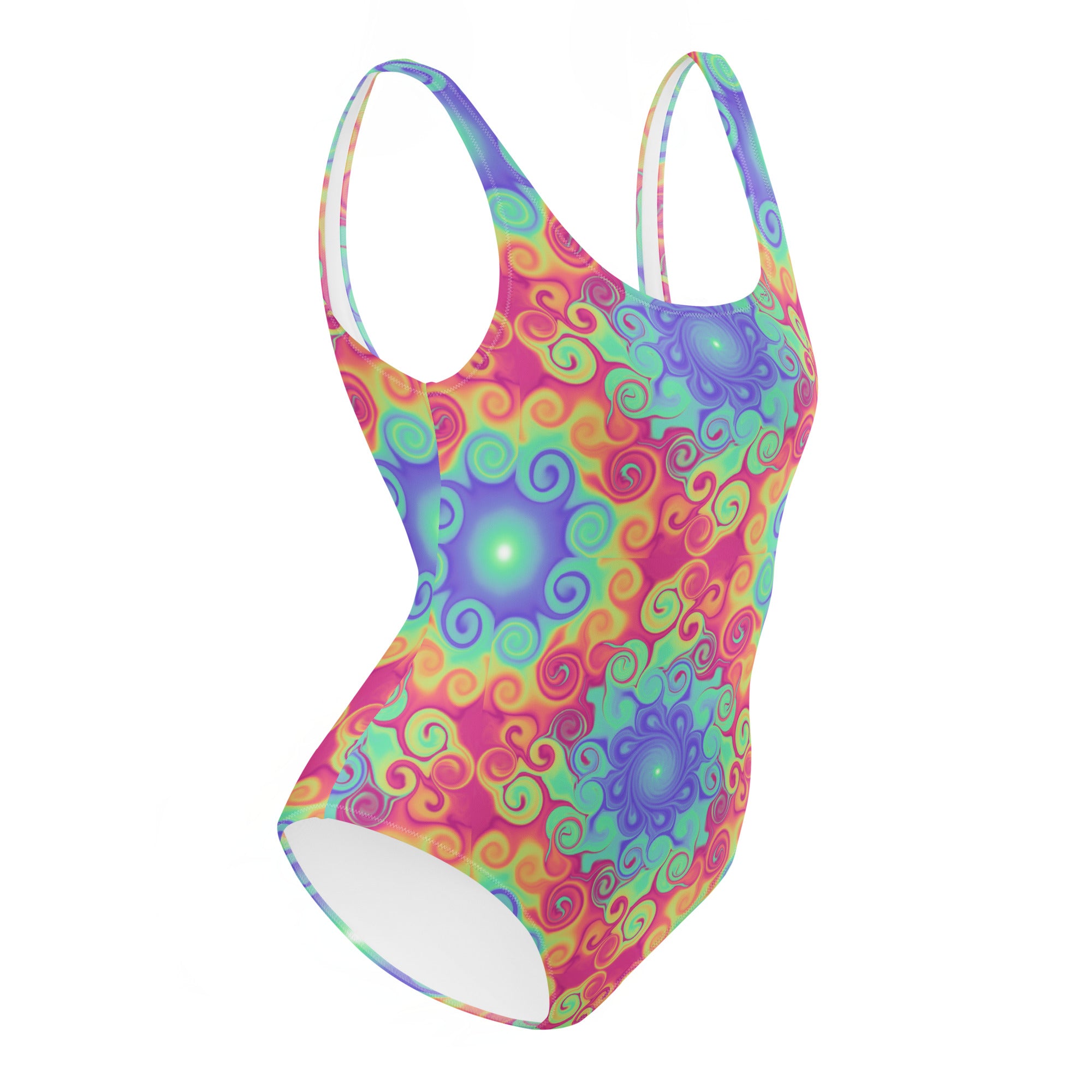 Colorful Vortex Women’s One-Piece Swimsuit