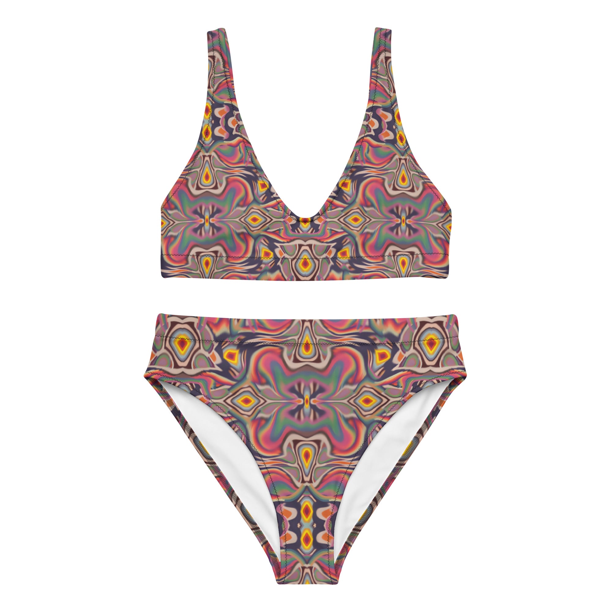 Shamanic high-waisted bikini