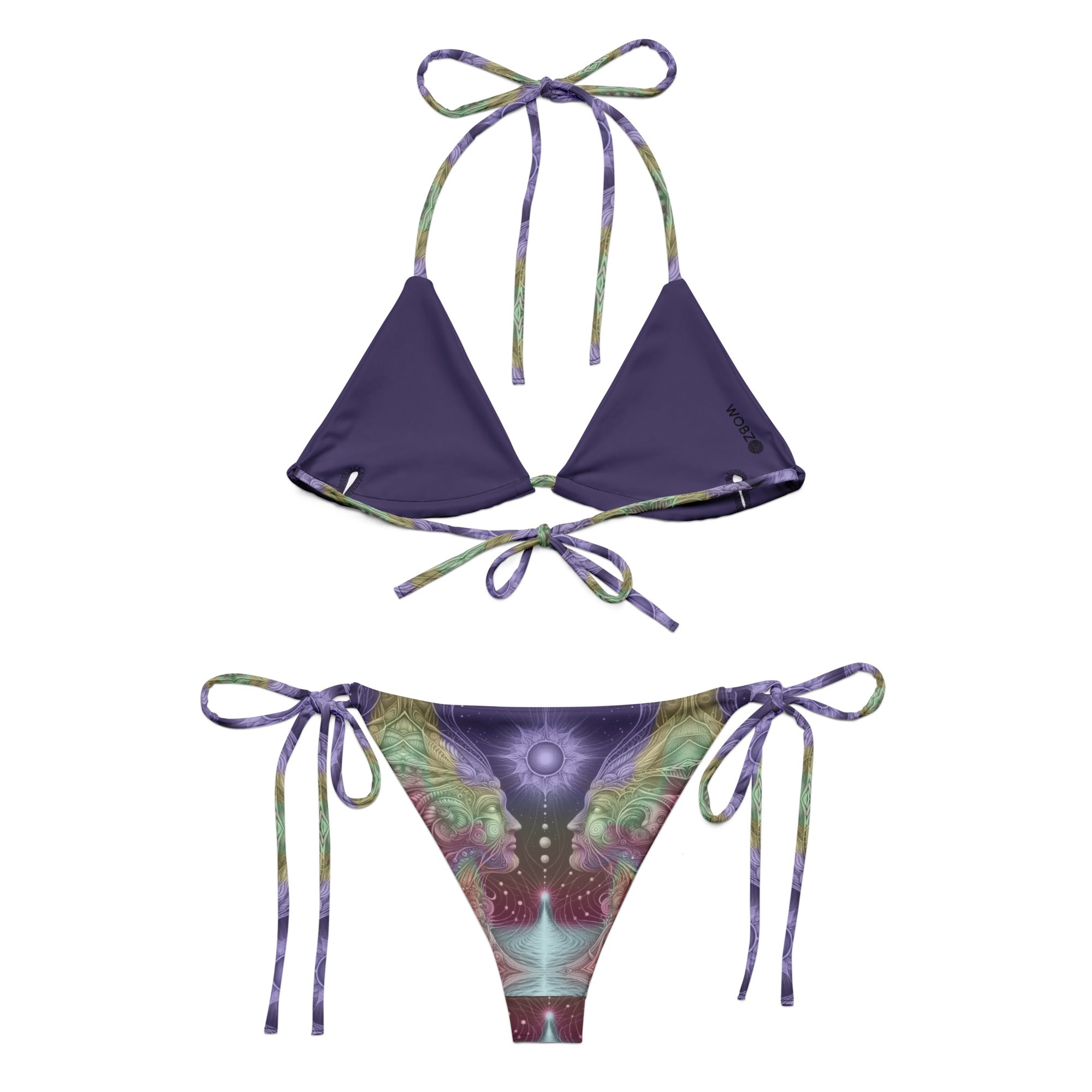 Visionary All-over print string bikini