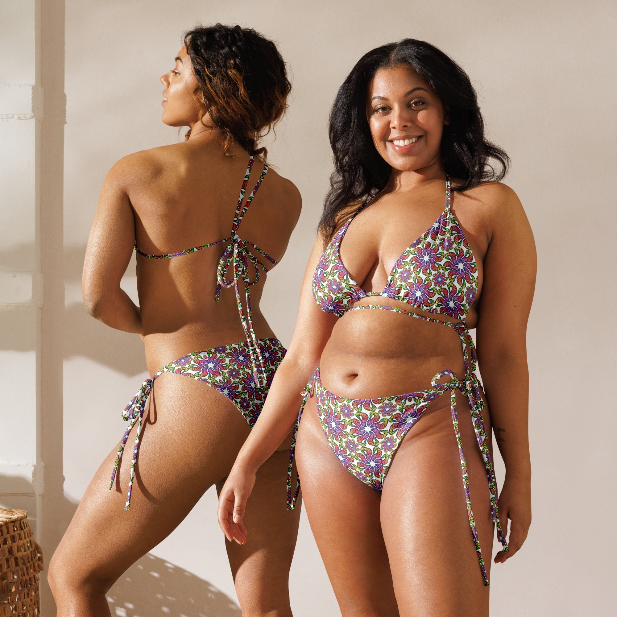 Vortex All-over print string bikini