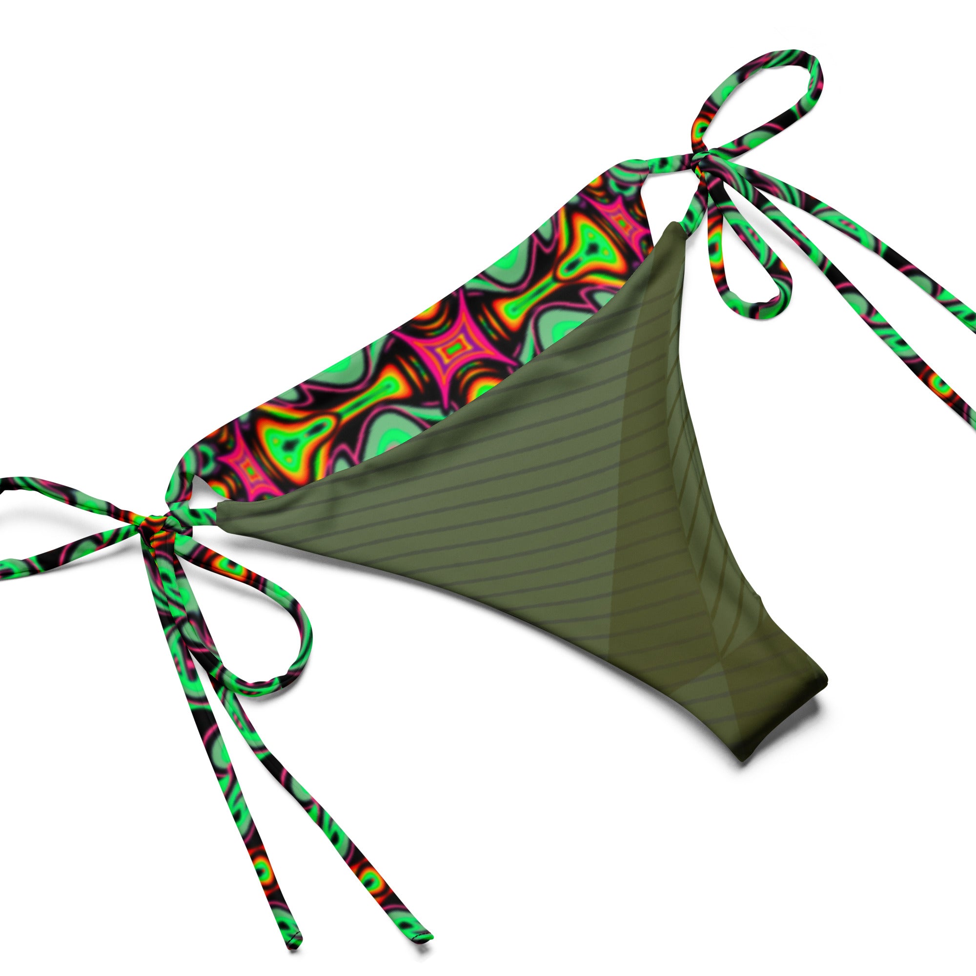 Green Organism string bikini