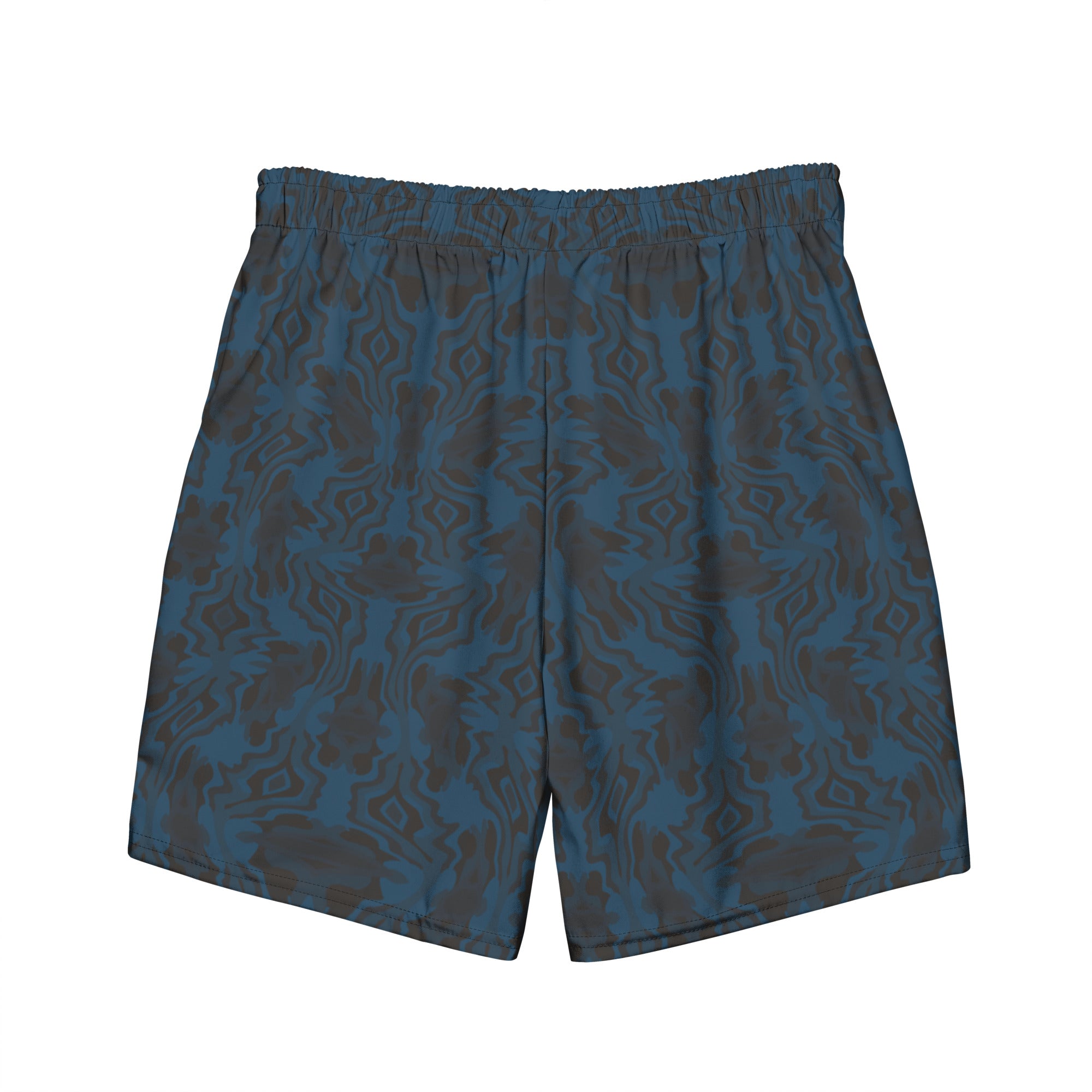 Tribal blue Men's swim trunks