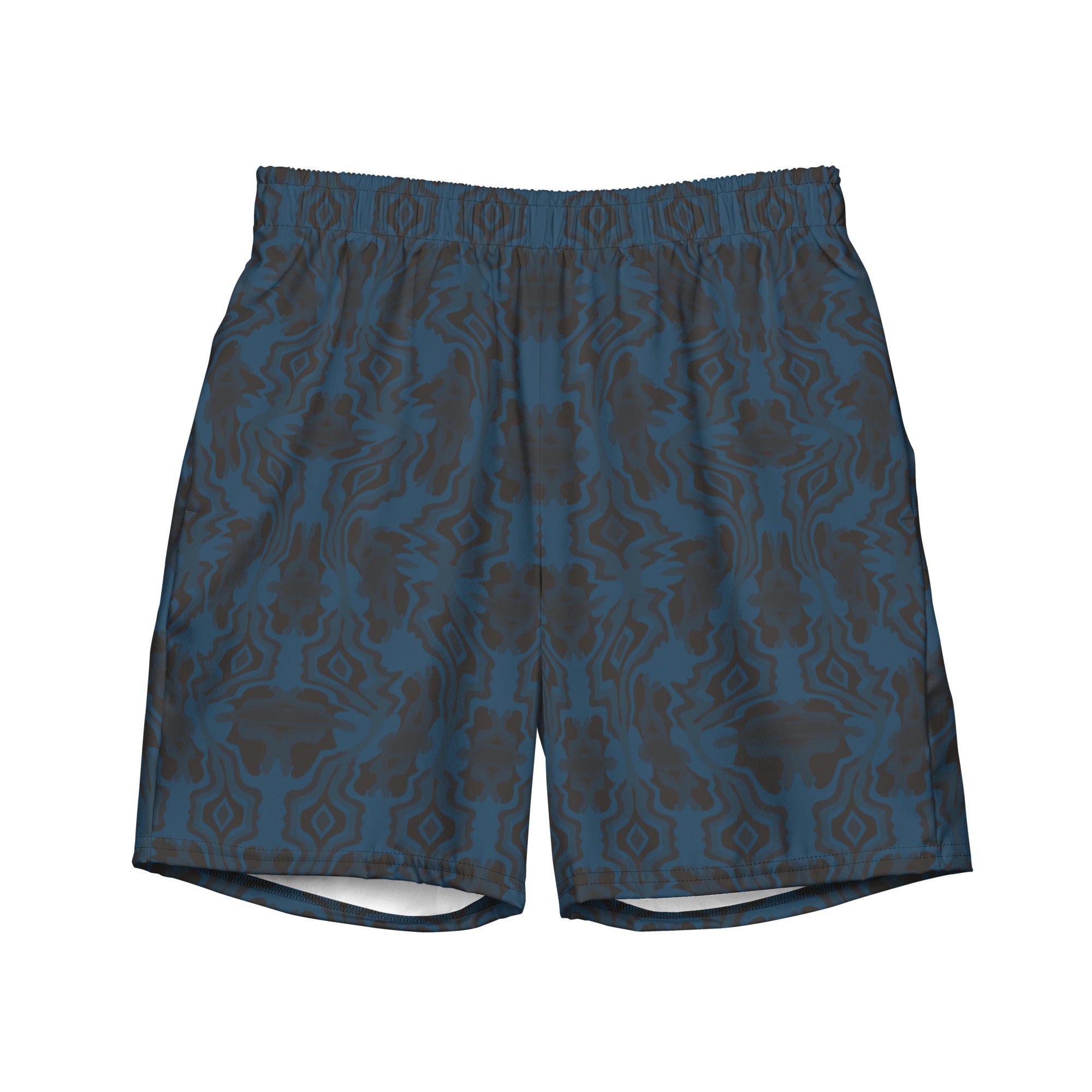 Tribal blue Men's swim trunks