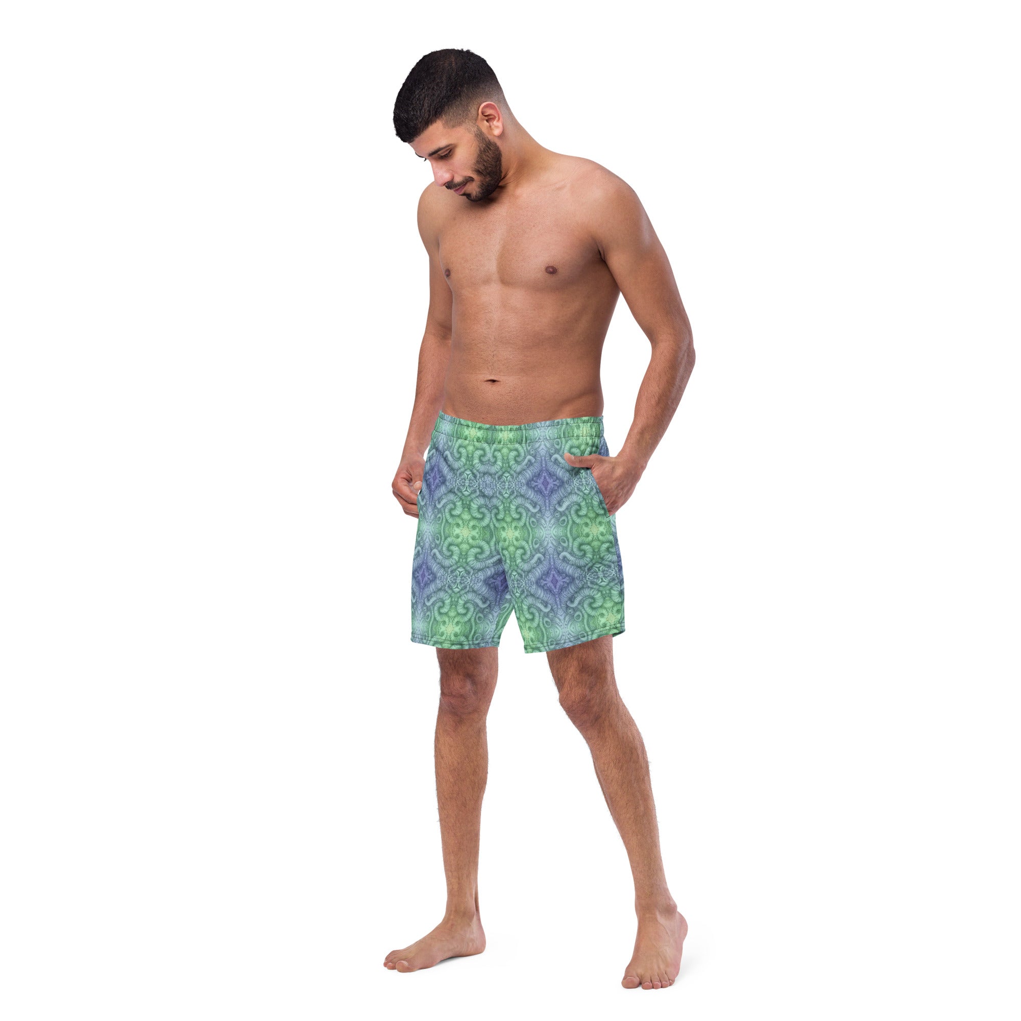 Wobz realm Men's swim trunks