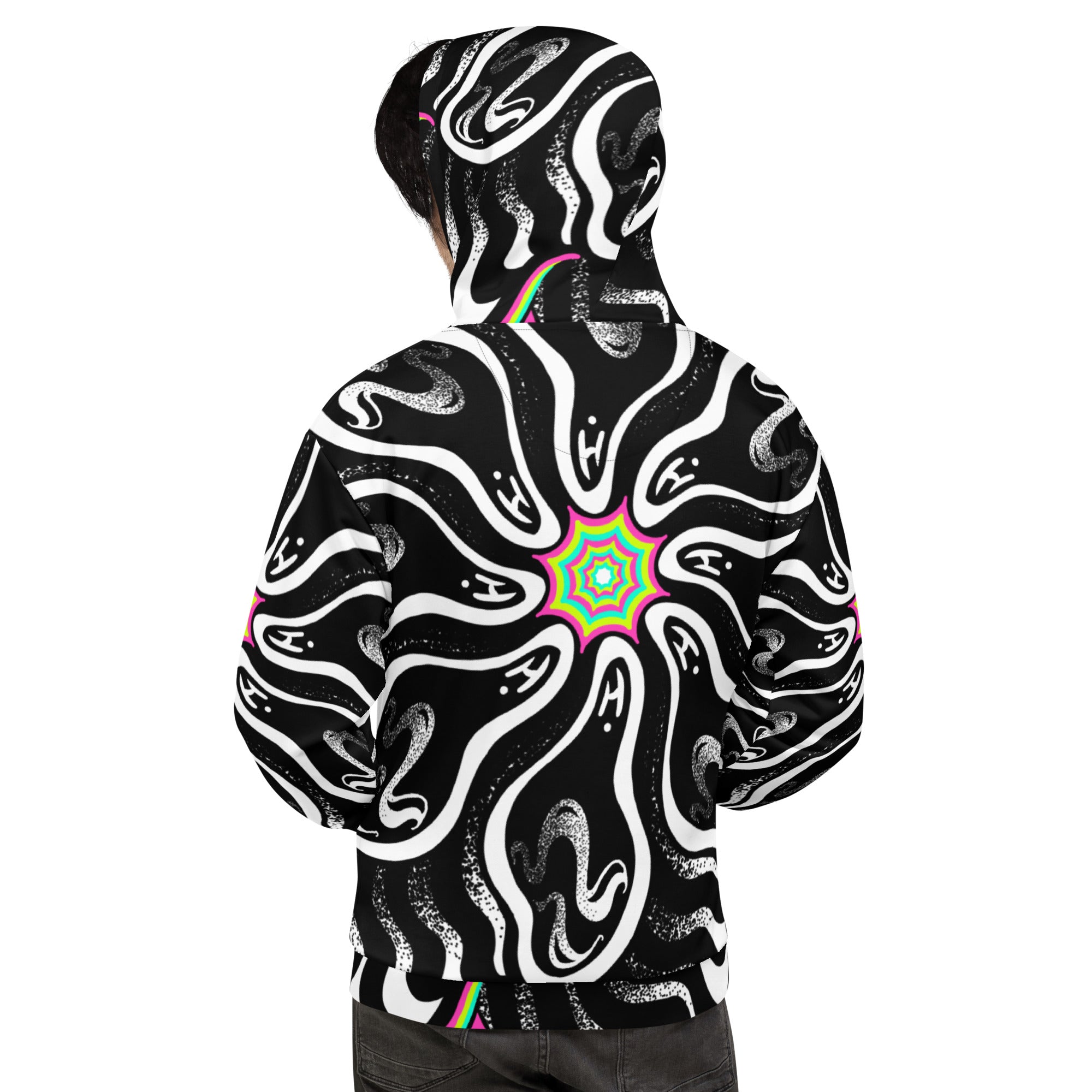 Alien smudge Unisex Hoodie