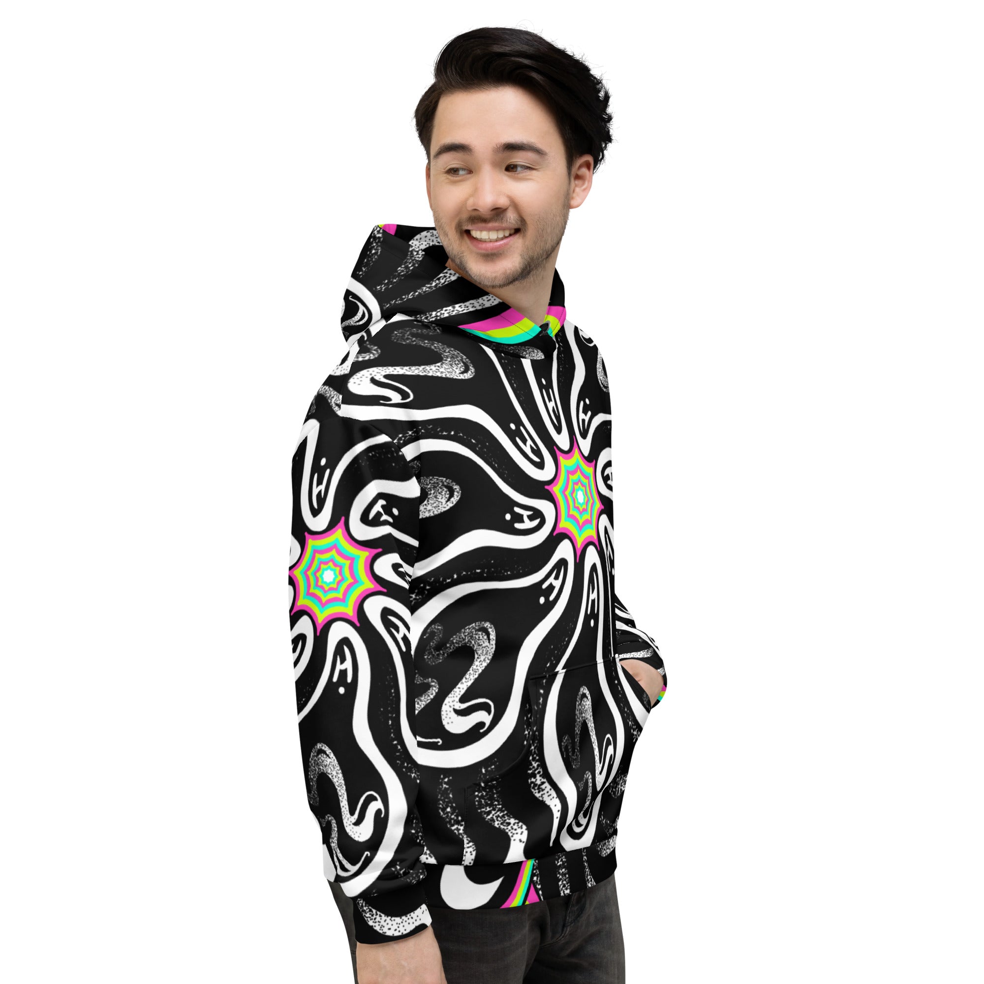 Alien smudge Unisex Hoodie