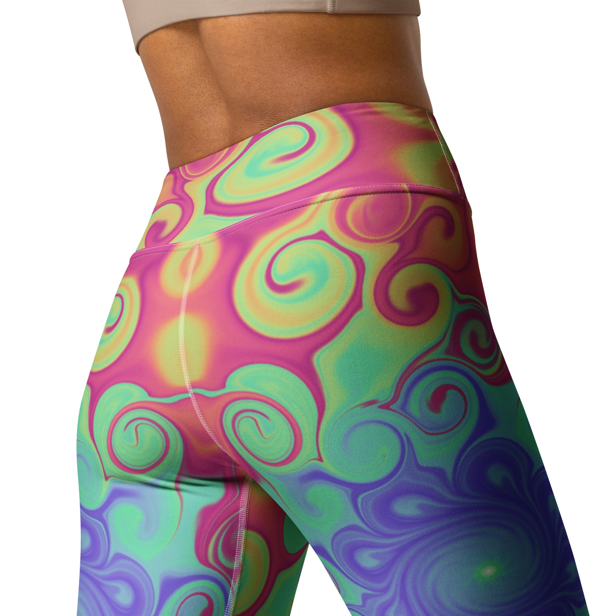 Hippie Spiral Yoga Leggings