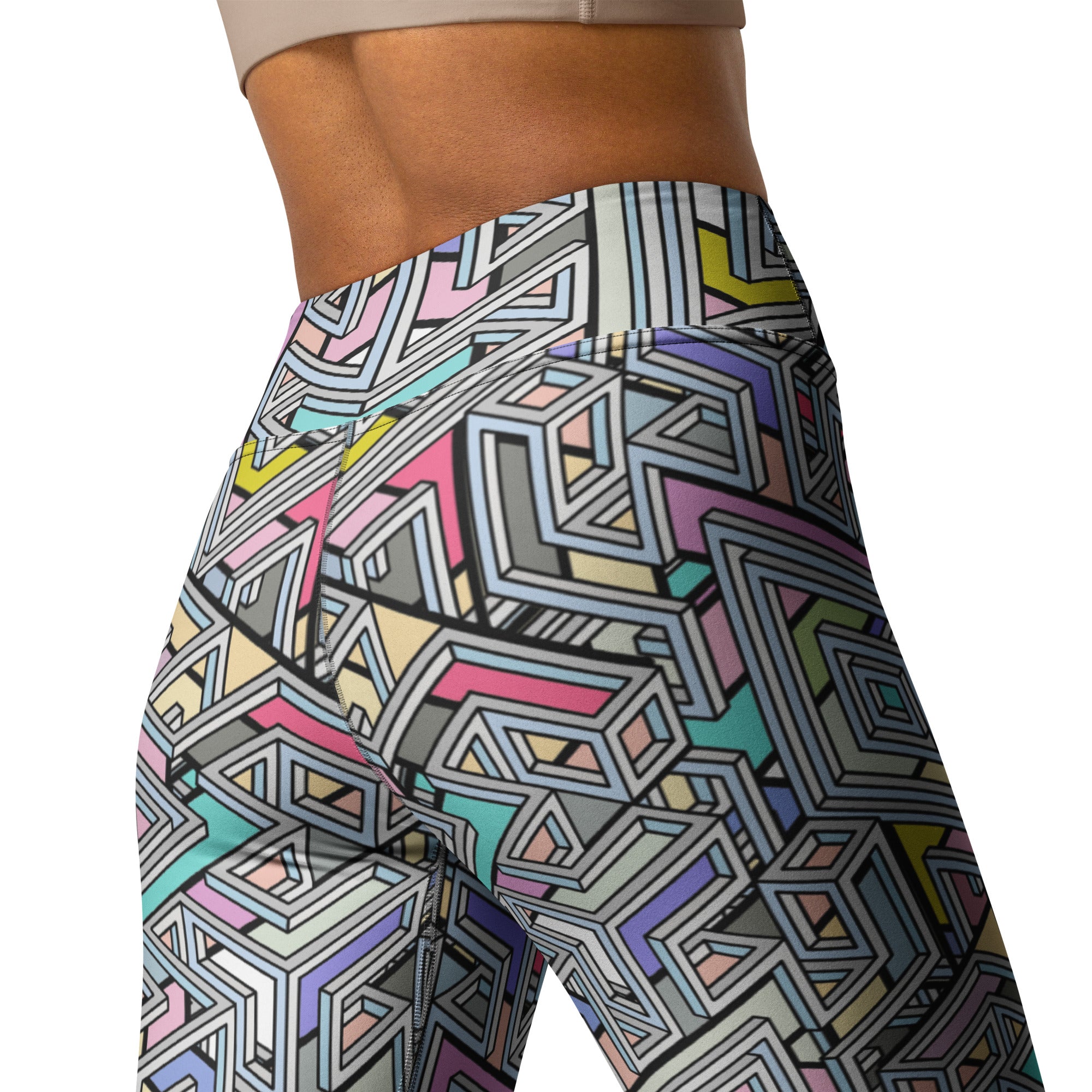 Cube realm Yoga Leggings