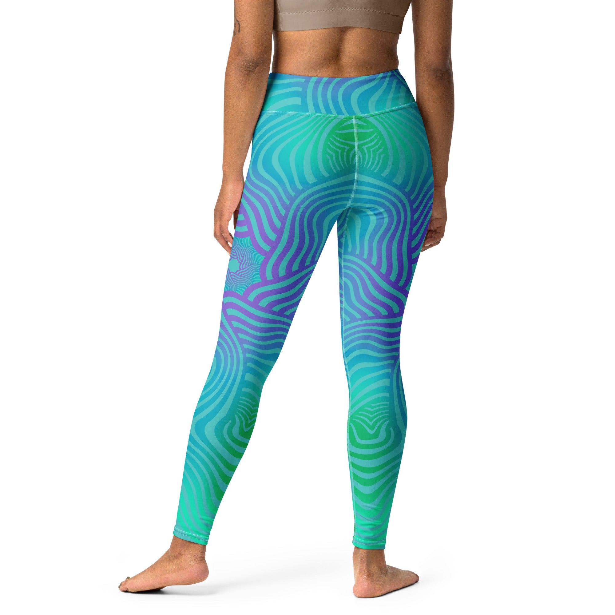 Blue Sea Trip Yoga Leggings