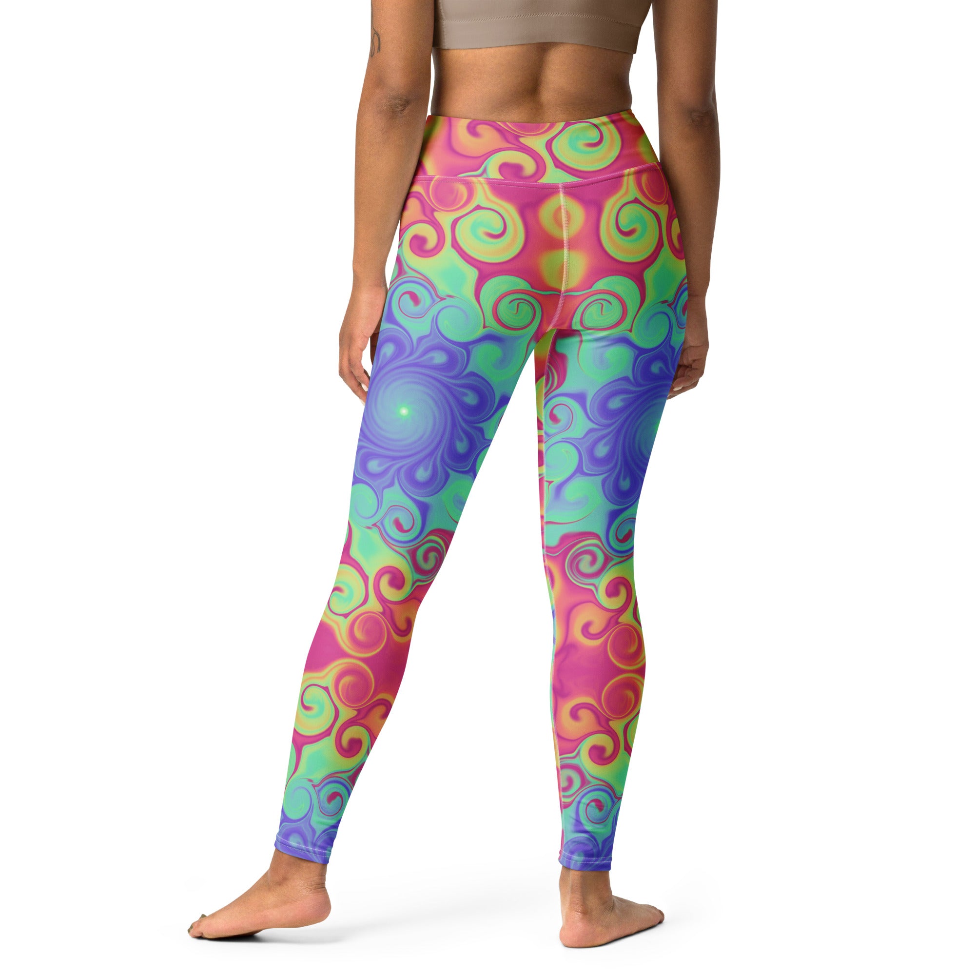 Hippie Spiral Yoga Leggings