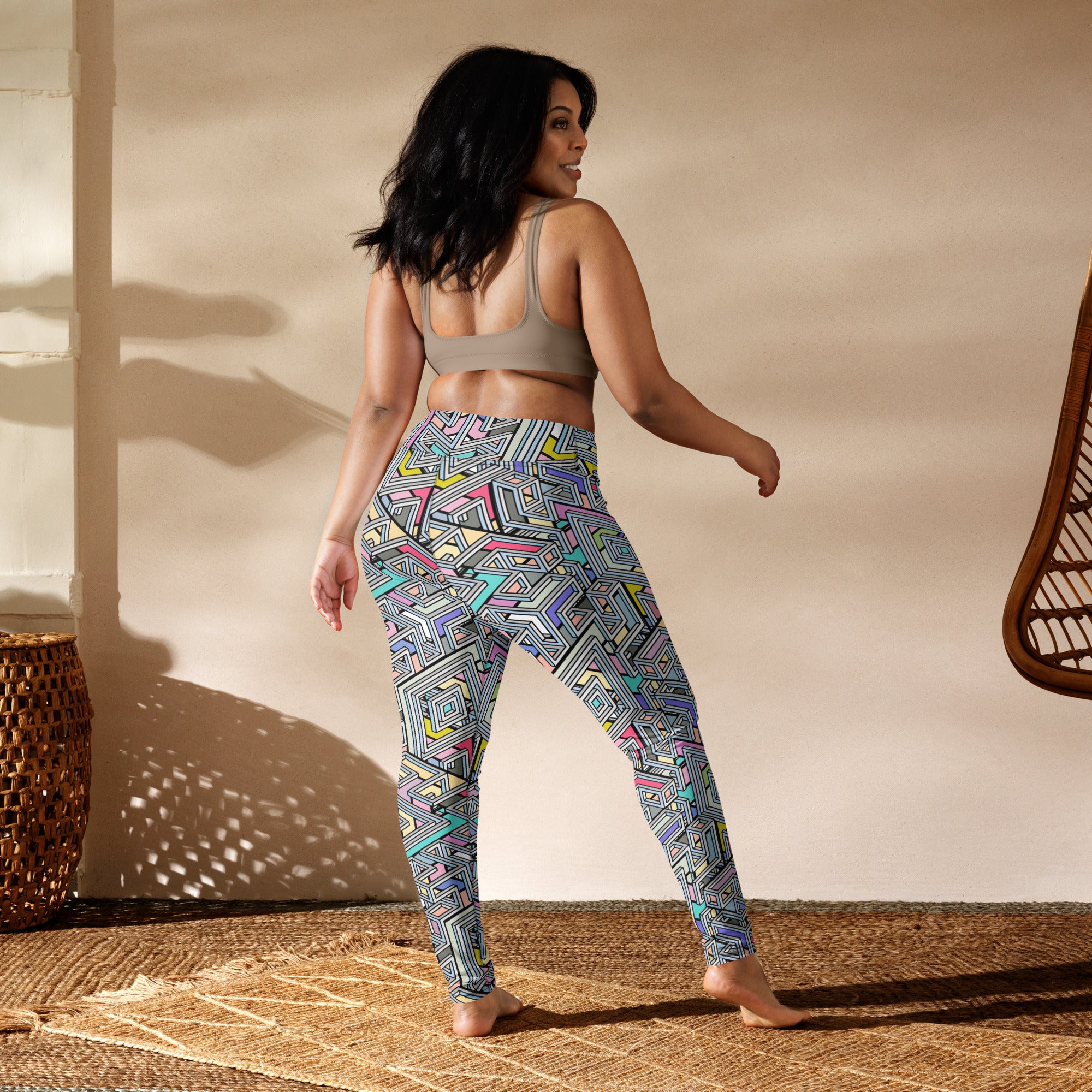 Cube realm Yoga Leggings