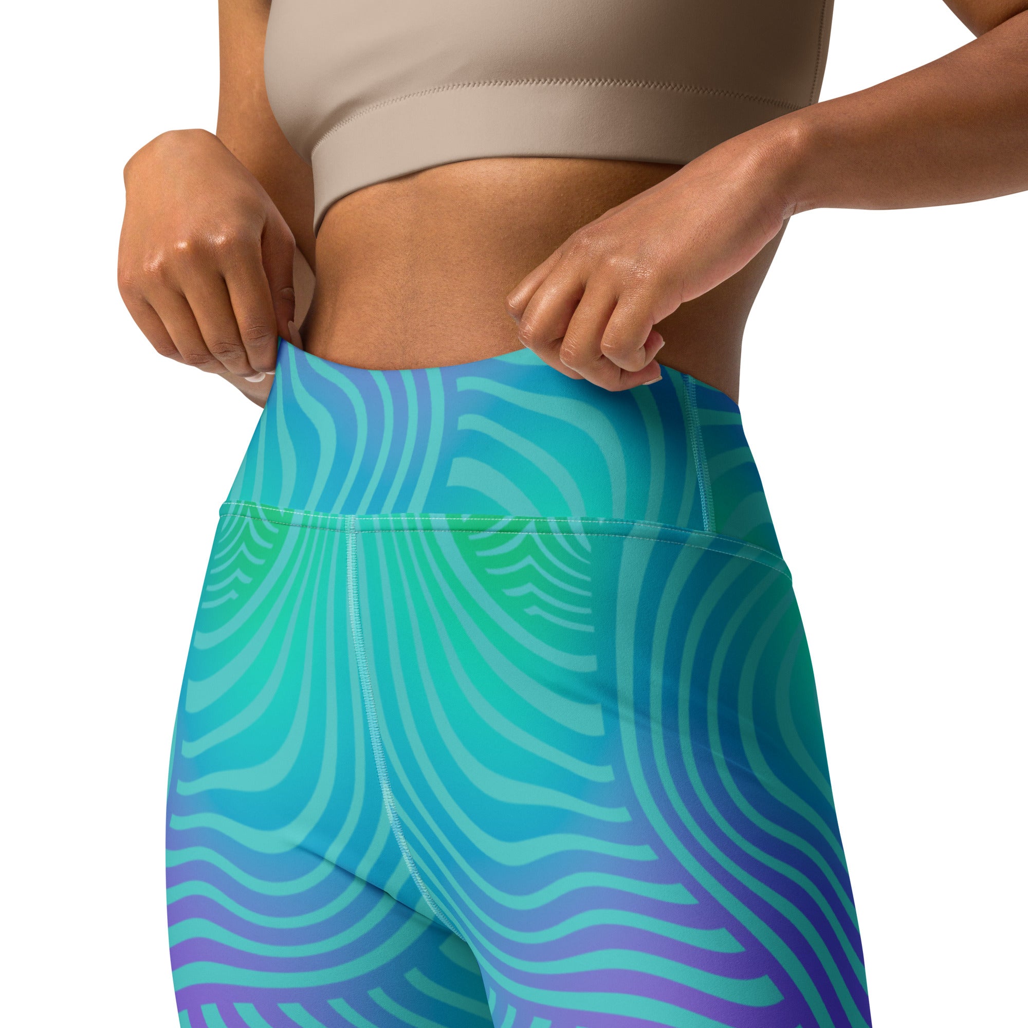 Blue Sea Trip Yoga Leggings