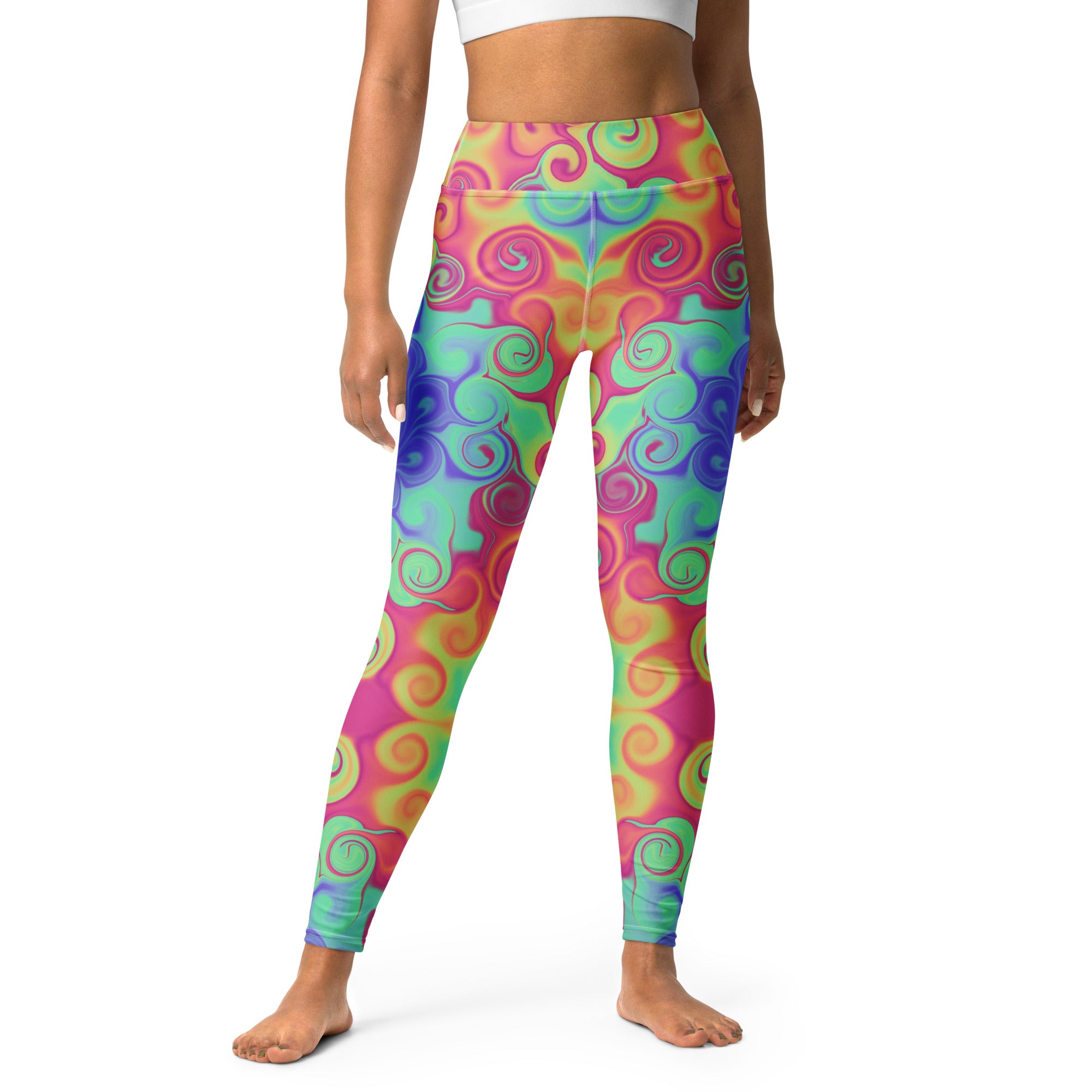 Hippie Spiral Yoga Leggings