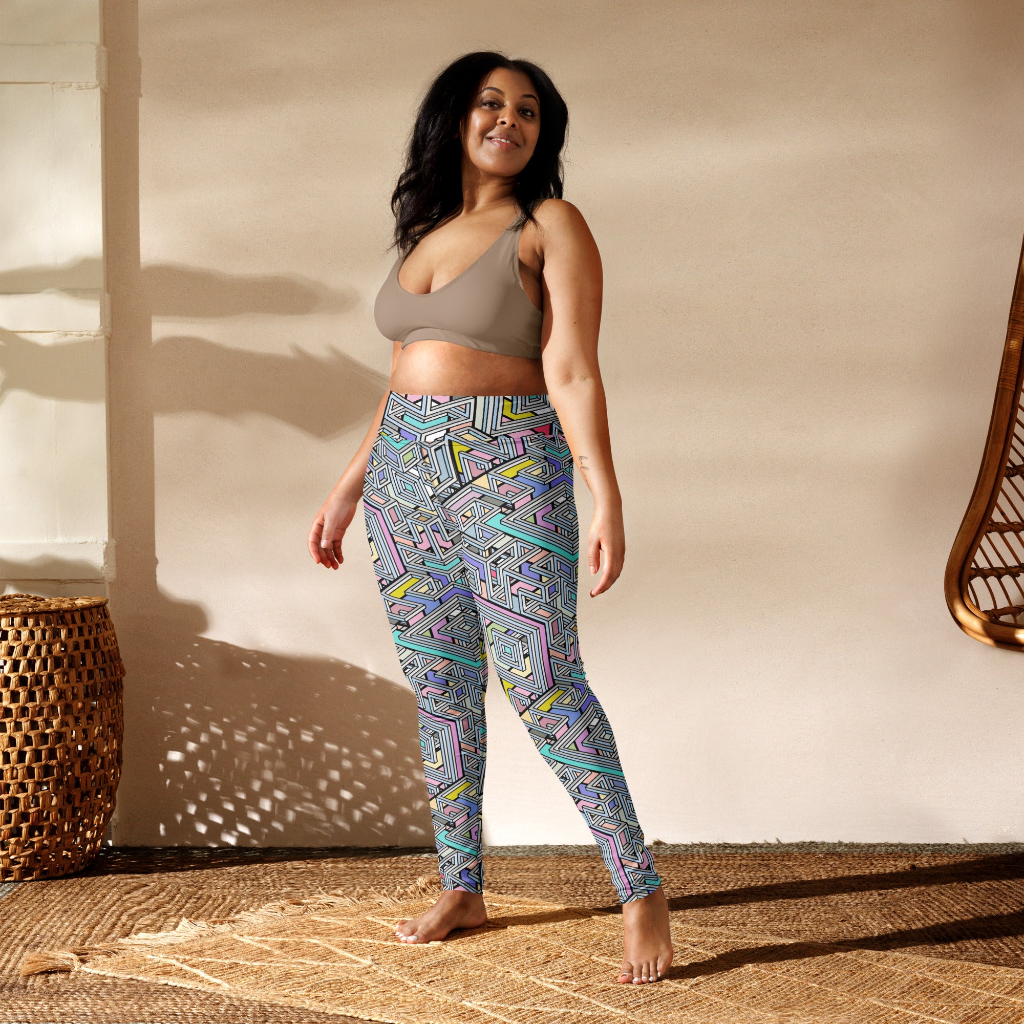 Cube realm Yoga Leggings