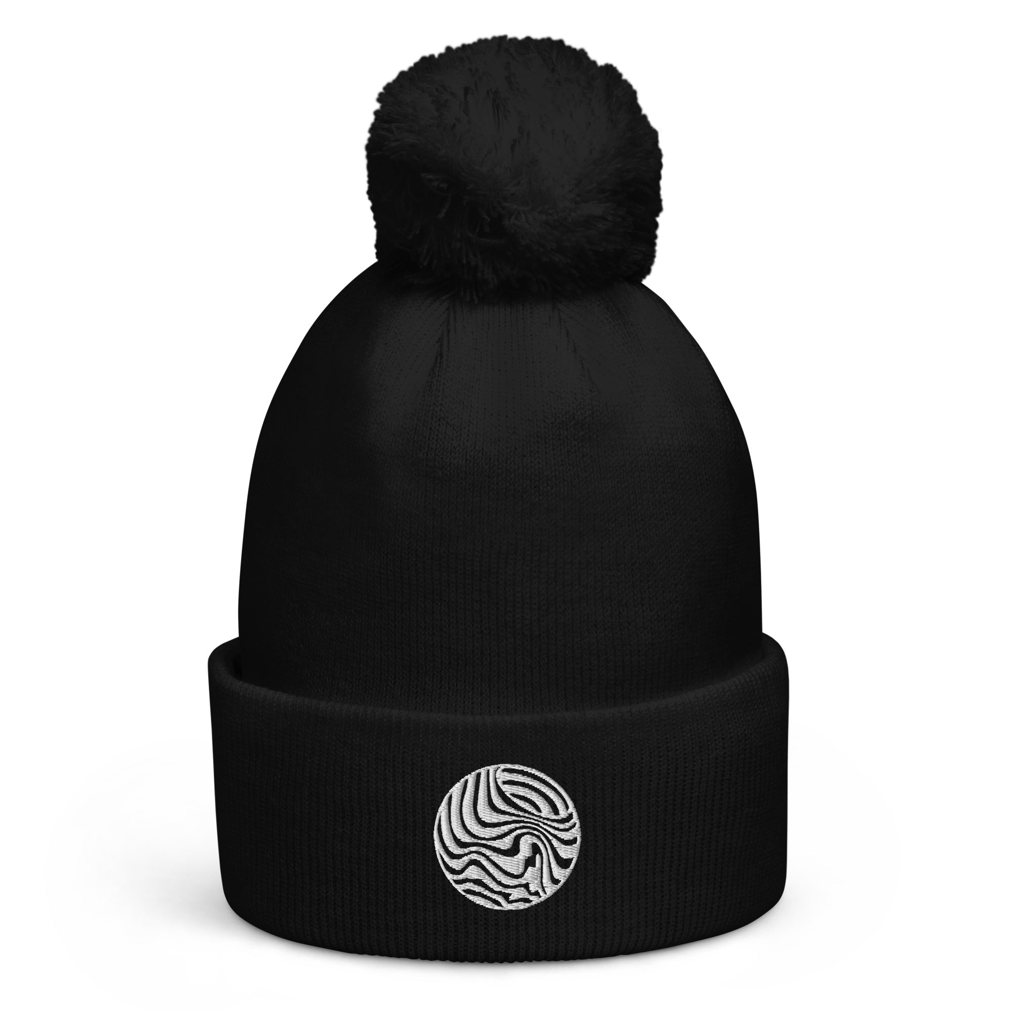 Wobz Dark Pom Pom Beanie