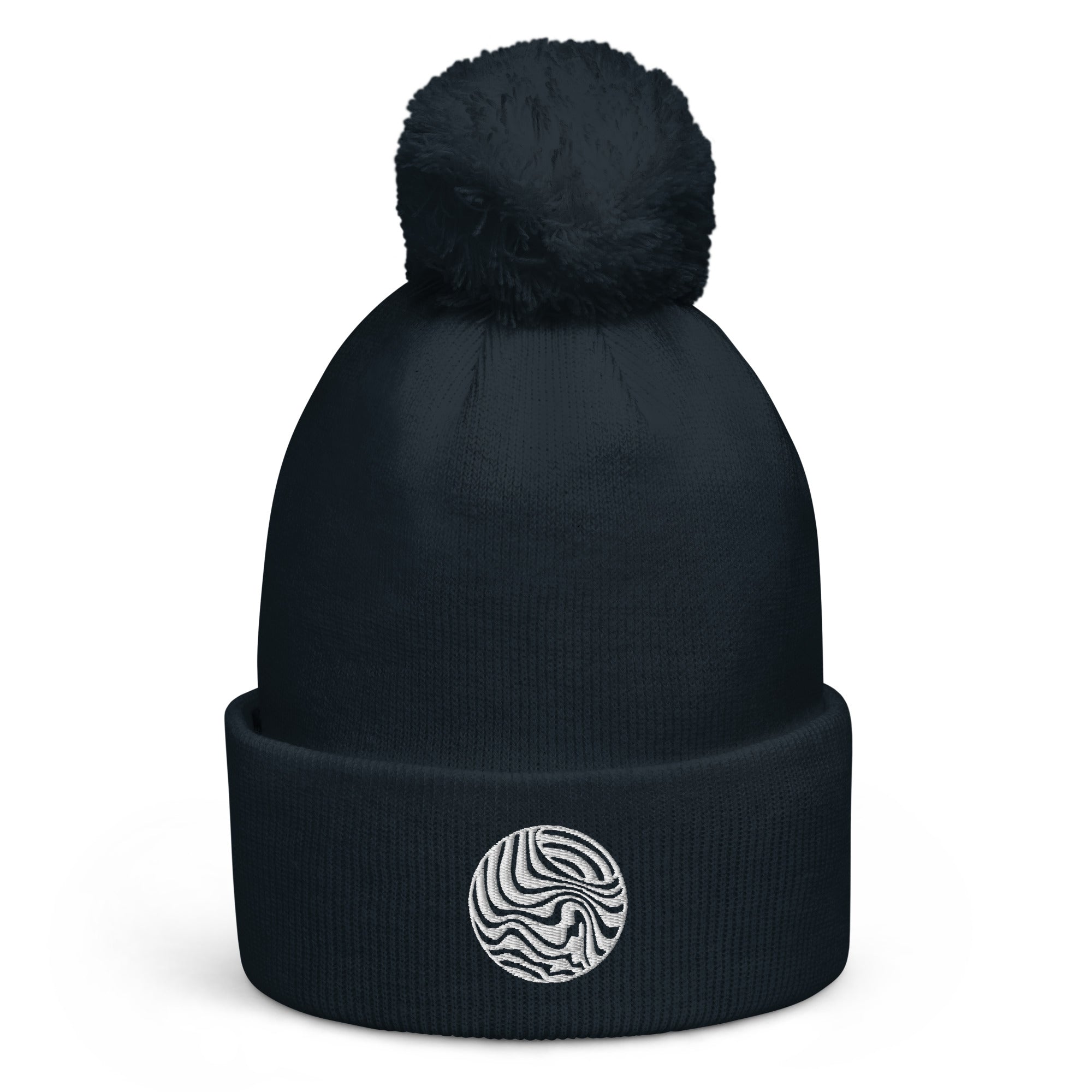 Wobz Dark Pom Pom Beanie