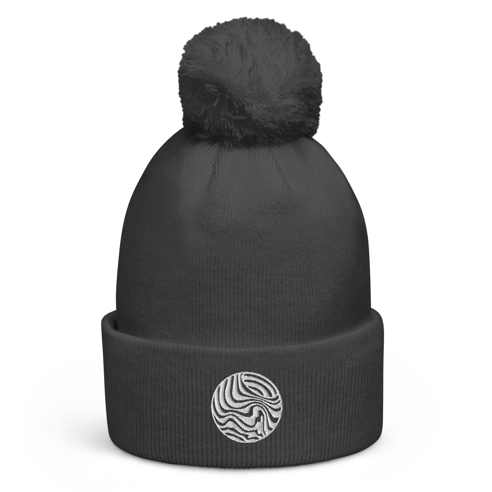 Wobz Dark Pom Pom Beanie