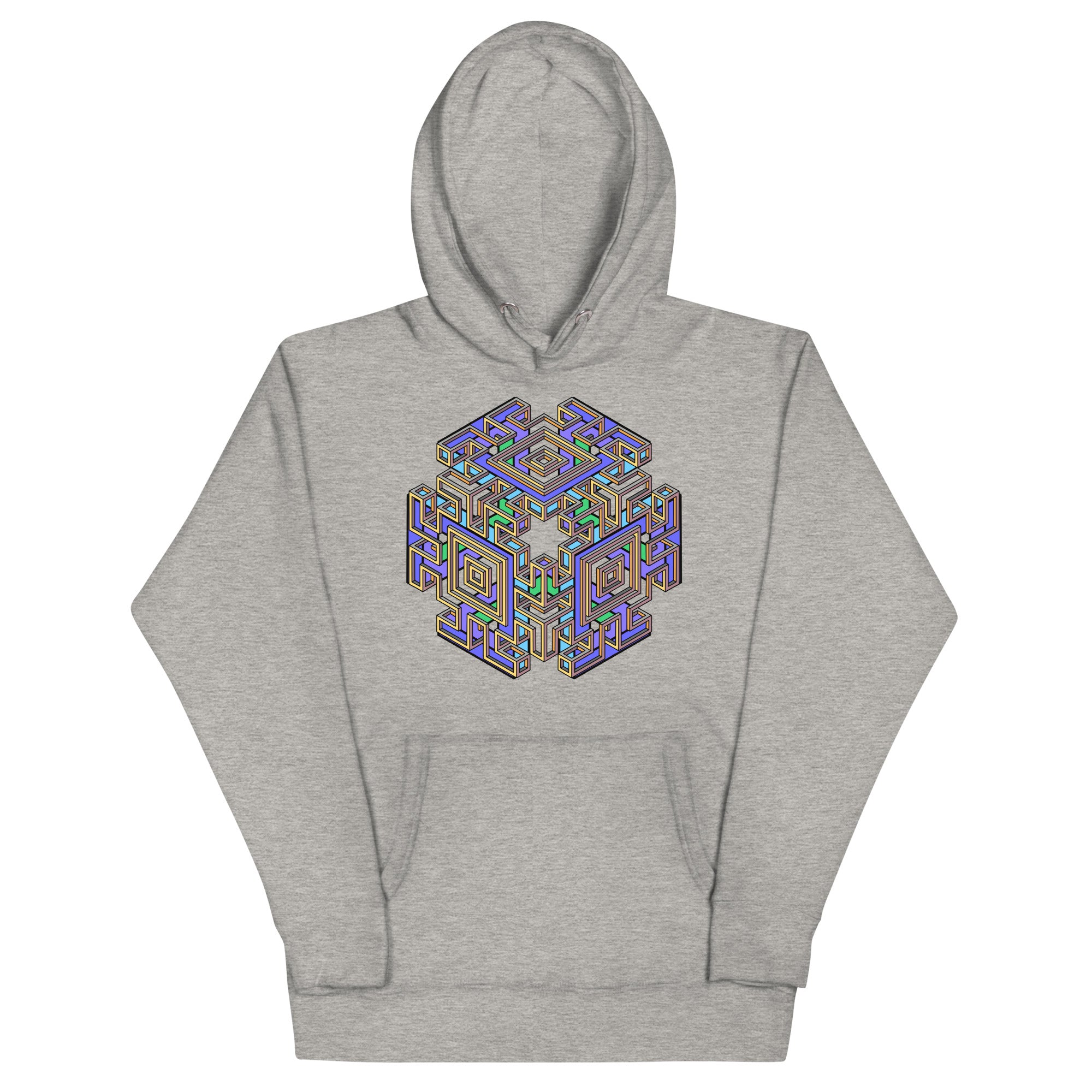 Mind Cube Colored Unisex Hoodie
