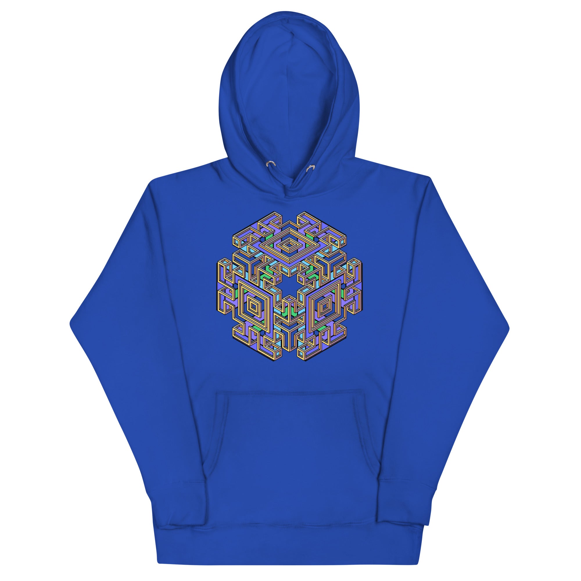 Mind Cube Colored Unisex Hoodie