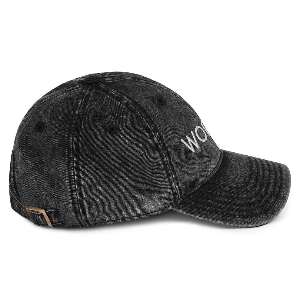 Wobz Logo Vintage Cotton Twill Cap