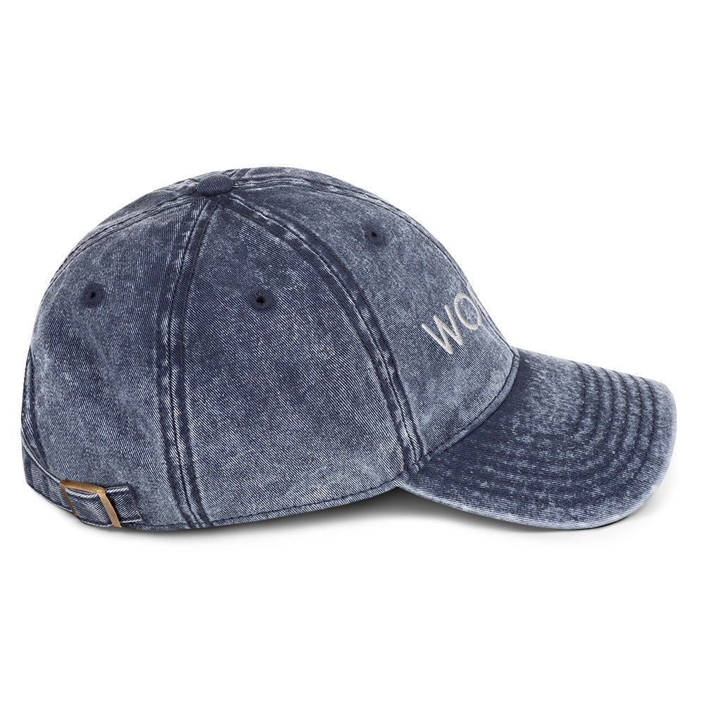 Wobz Logo Vintage Cotton Twill Cap