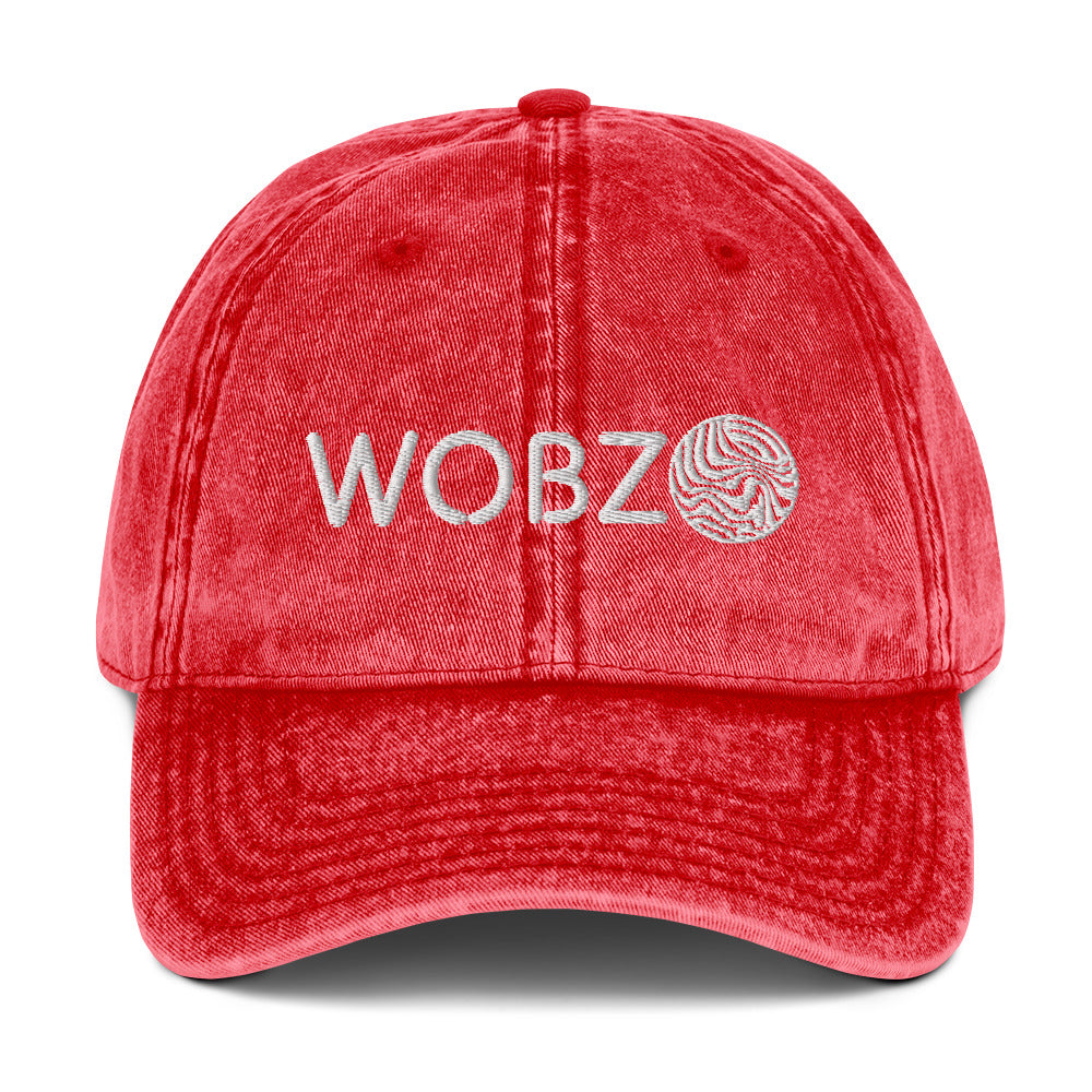 Wobz Logo Vintage Cotton Twill Cap